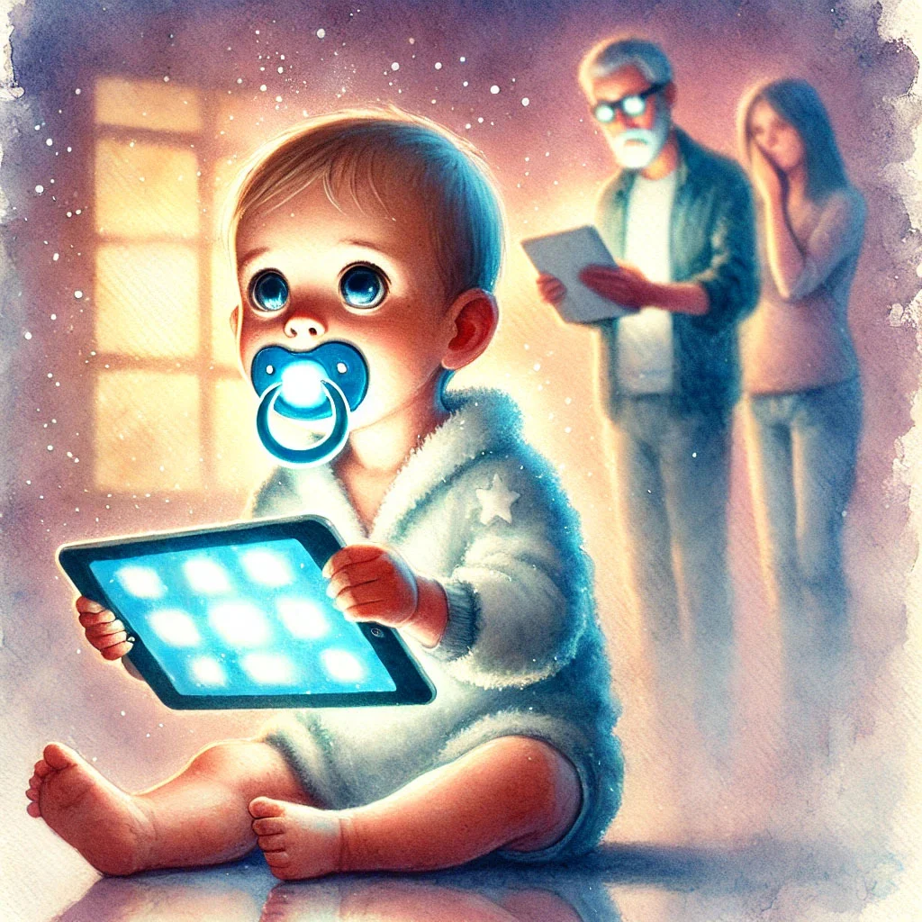 Chupeta digital: o erro que começa logo na primeira infância - Conectados & Protegidos